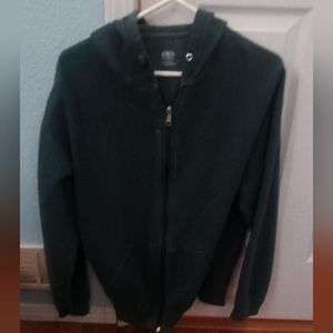 Greyish Black zip up jacket XL